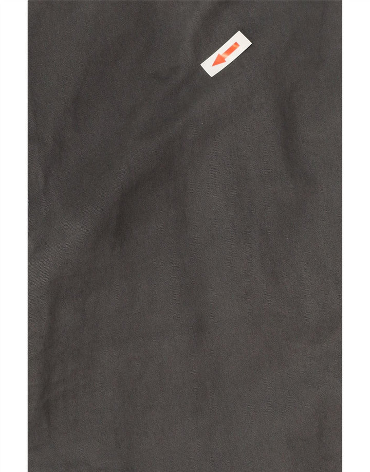 MARKS & SPENCER Mens Regular Fit Chino Trousers W44 L33 Grey Cotton