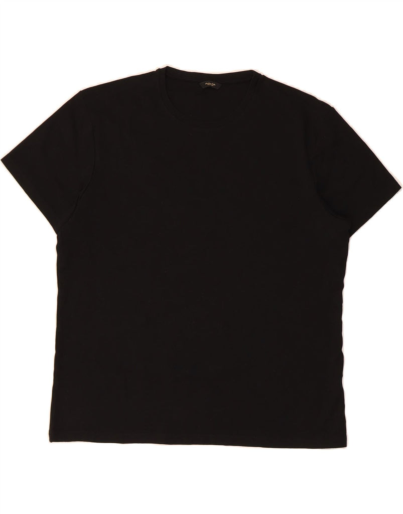 MASSIMO DUTTI Mens T-Shirt Top Large Black Vintage Massimo Dutti and Second-Hand Massimo Dutti from Messina Hembry 