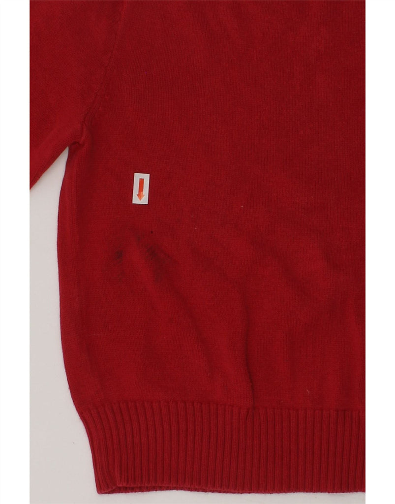 POLO RALPH LAUREN Boys V-Neck Jumper Sweater 3-4 Years Red Cotton | Vintage Polo Ralph Lauren | Thrift | Second-Hand Polo Ralph Lauren | Used Clothing | Messina Hembry 