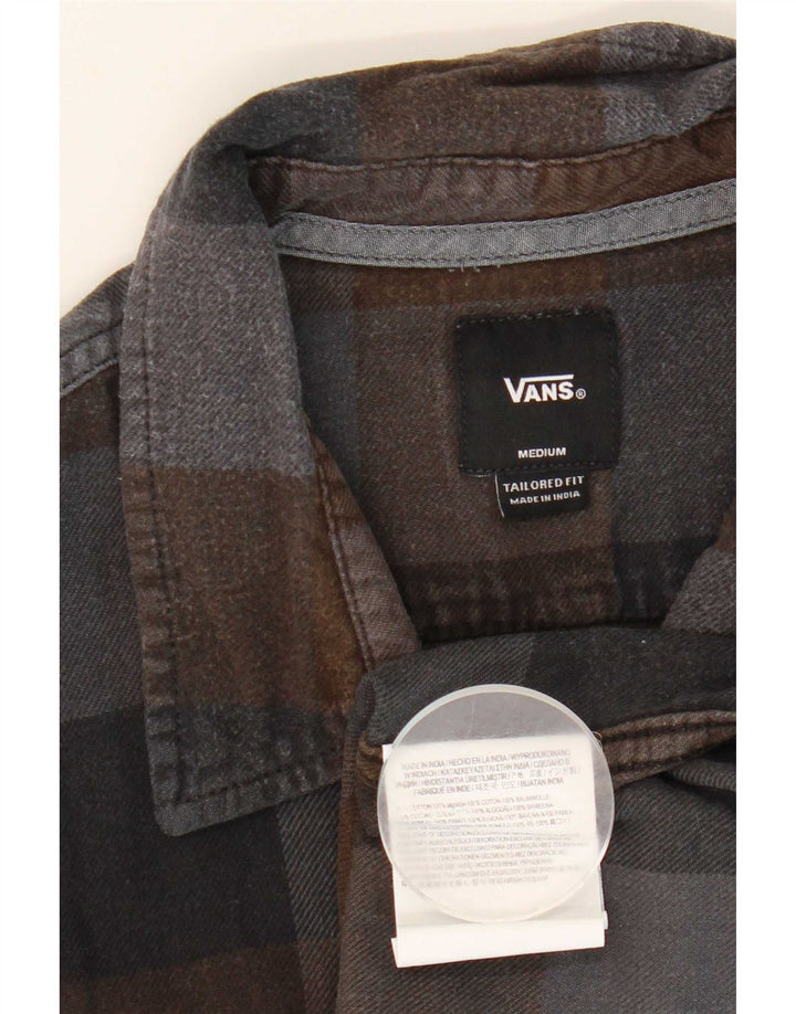 Vans Mens Tailored Fit Flannel Shirt Medium Multicoloured Check Cotton
