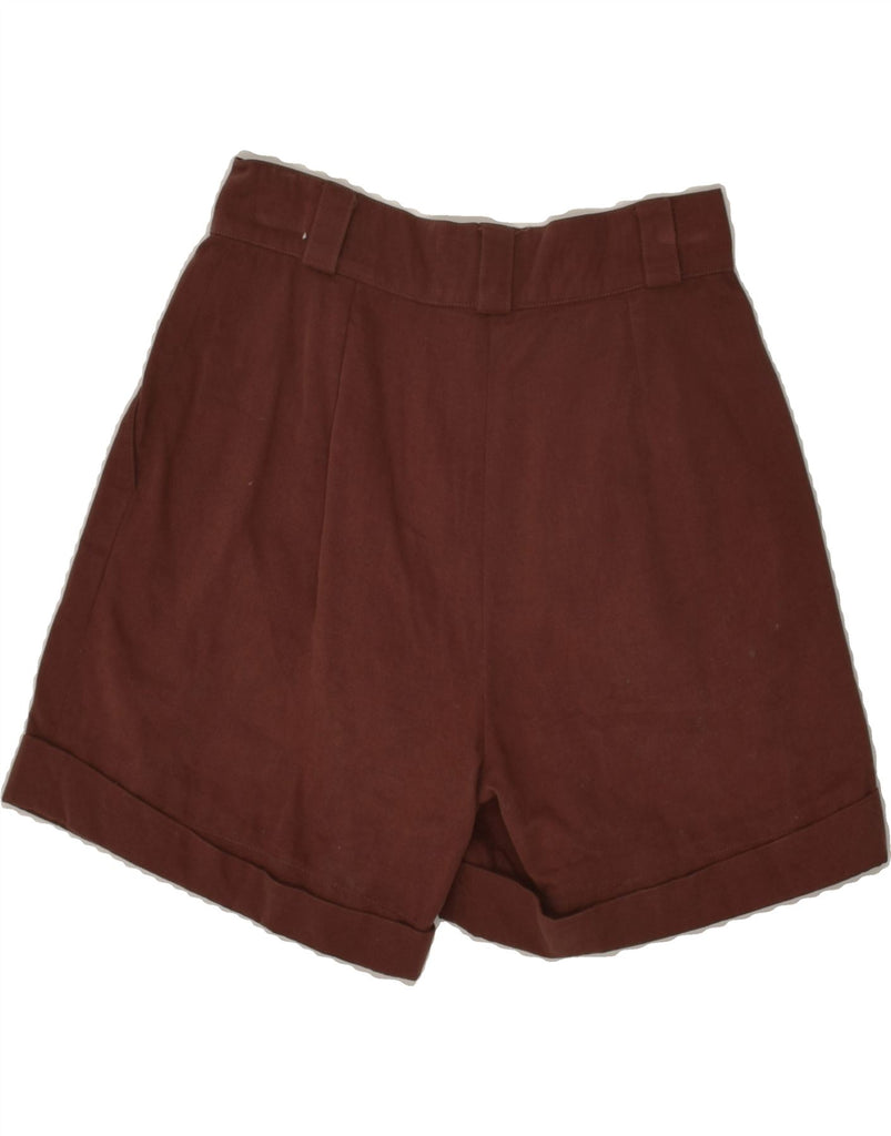 VINTAGE Girls High Waist Casual Shorts 15-16 Years W26  Burgundy Cotton | Vintage Vintage | Thrift | Second-Hand Vintage | Used Clothing | Messina Hembry 