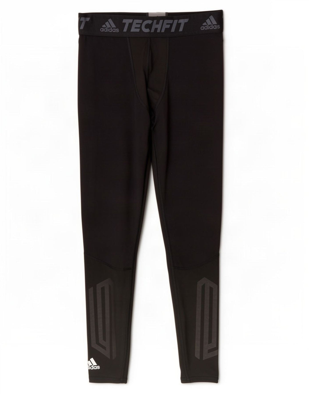 Adidas Mens Climalite Graphic Leggings XL Black Polyester