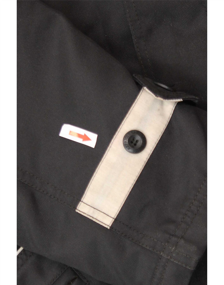 Refrigiwear Mens Parka Jacket UK 38 Medium Black Polyester