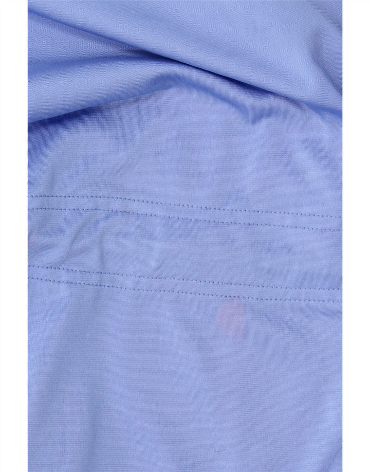 Diadora Womens Oversized Tracksuit Top Jacket IT 42 Medium Blue Floral