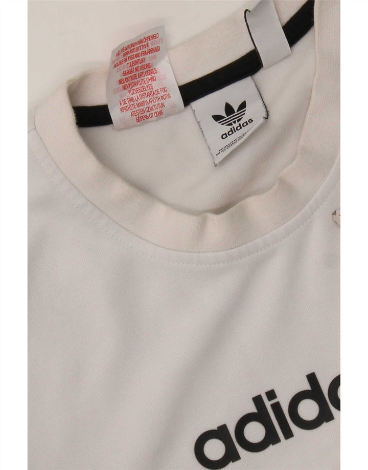 Adidas Boys Graphic Sweatshirt Jumper 15-16 Years Multicoloured Colourblock
