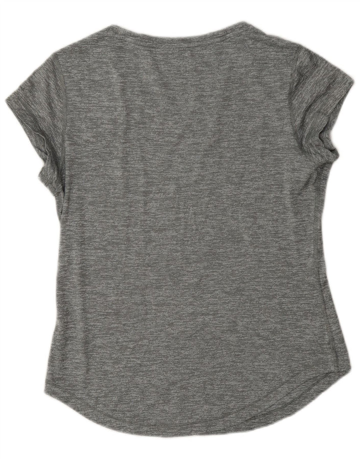Puma Womens Graphic T-Shirt Top UK 14 Large Grey Flecked