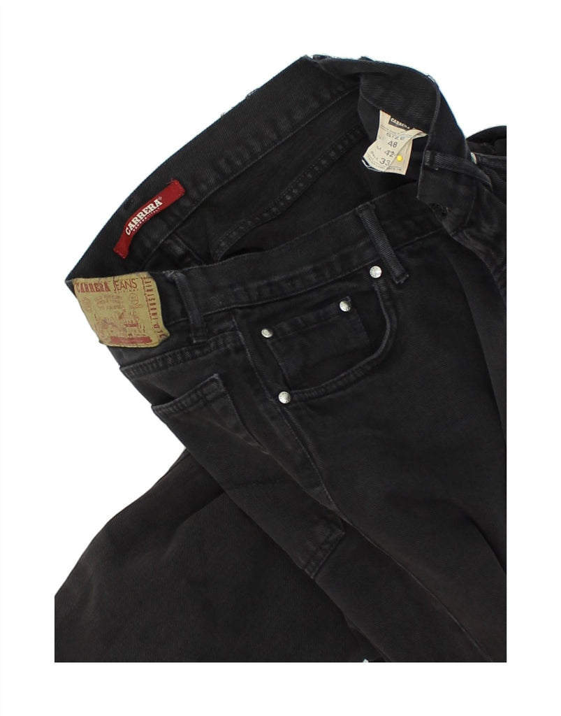 CARRERA Mens Slim Jeans W33 L33 Black Cotton | Vintage Carrera | Thrift | Second-Hand Carrera | Used Clothing | Messina Hembry 