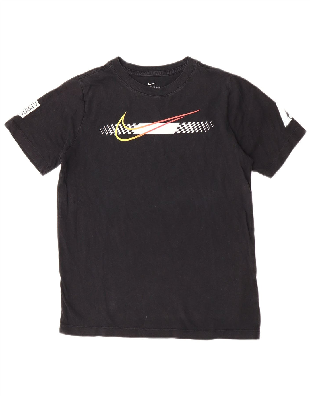 Nike Boys Graphic T-Shirt Top 11-12 Years Black Cotton
