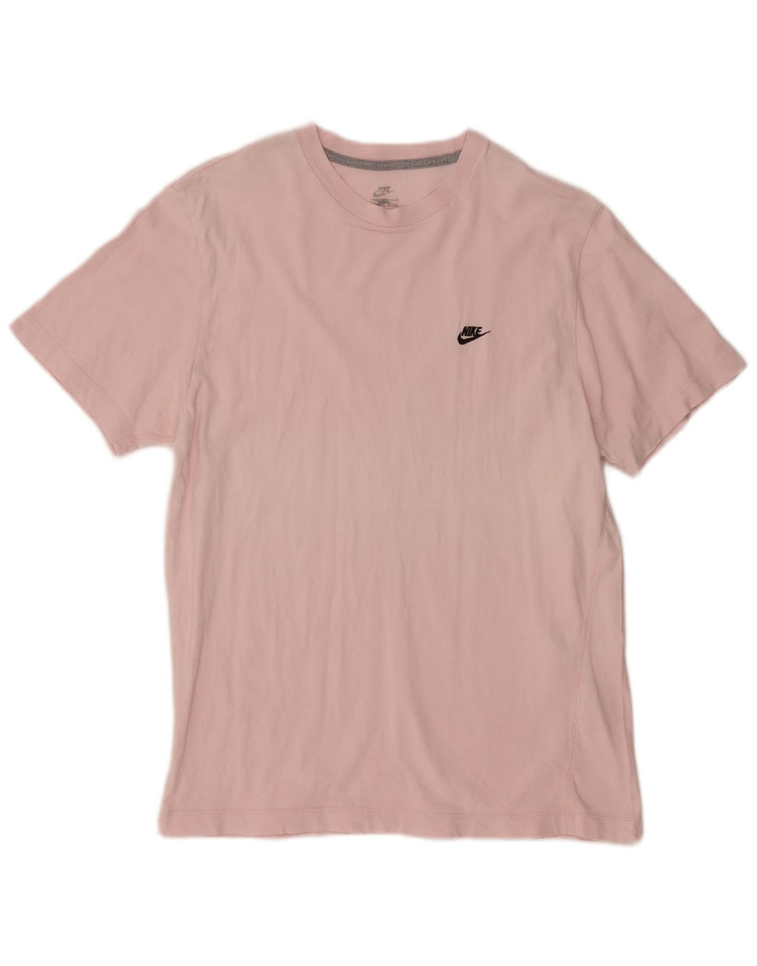 Nike Mens T-Shirt Top Medium Pink Cotton