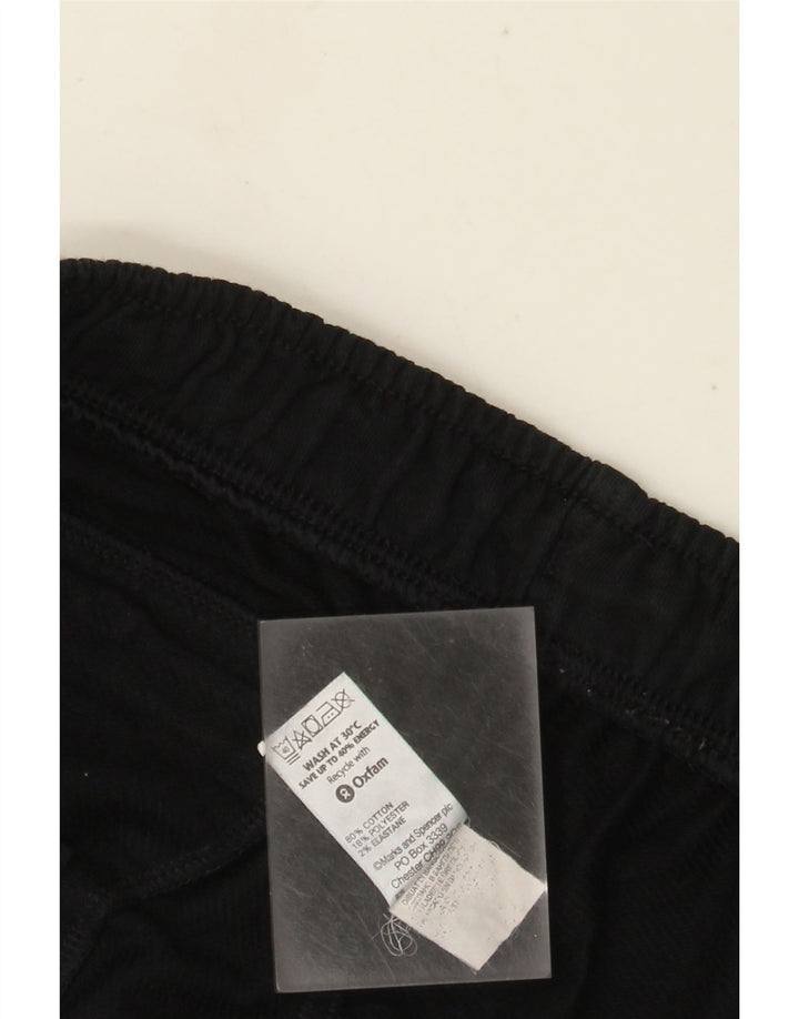 Marks & Spencer Mens Tracksuit Trousers XL  Black Cotton