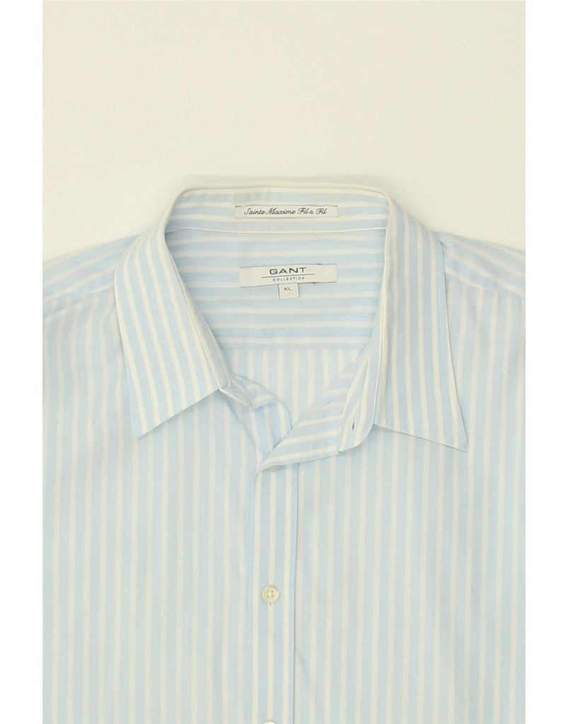 GANT Mens Shirt XL Blue Pinstripe Cotton Vintage Gant and Second-Hand Gant from Messina Hembry 