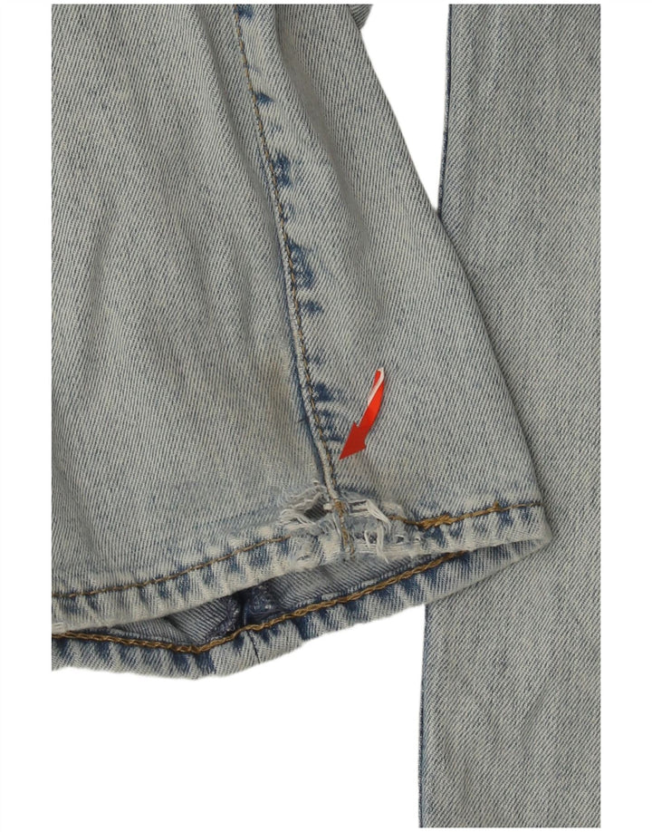 LEVI'S Mens 502 Tapered Jeans W29 L32 Blue Cotton