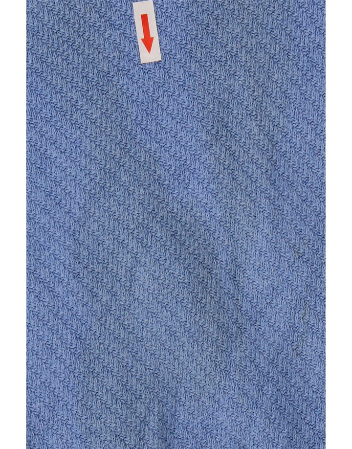 Marks & Spencer Mens Boat Neck Jumper Sweater XL Blue Cotton