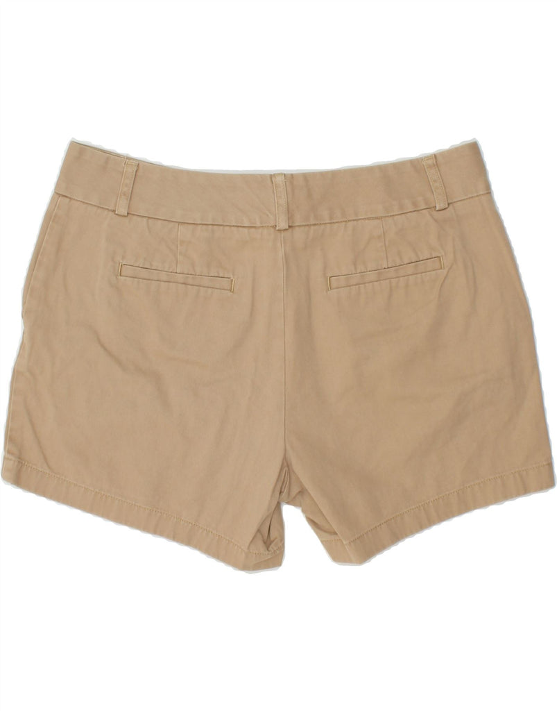 J. CREW Womens City Fit Chino Shorts US 12 Large W34 Beige Cotton | Vintage J. Crew | Thrift | Second-Hand J. Crew | Used Clothing | Messina Hembry 