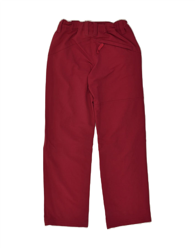 JACK WOLFSKIN Boys Straight Casual Trousers 9-10 Years W28 L28 Burgundy | Vintage Jack Wolfskin | Thrift | Second-Hand Jack Wolfskin | Used Clothing | Messina Hembry 