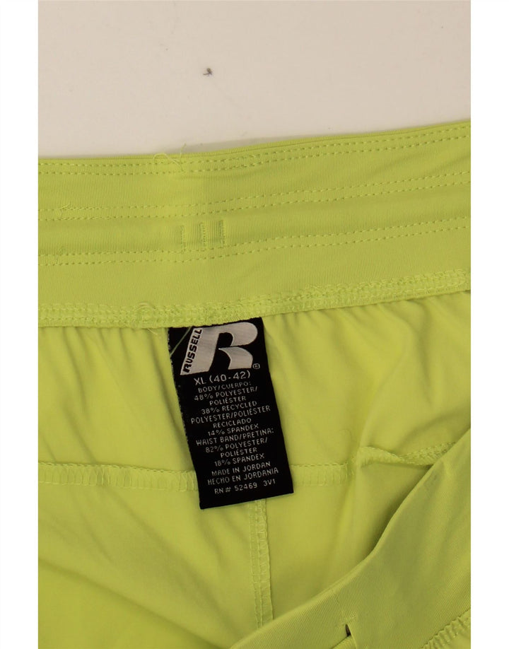 RUSSELL ATHLETIC Mens Sport Shorts XL  Green Polyester Vintage Russell Athletic and Second-Hand Russell Athletic from Messina Hembry 