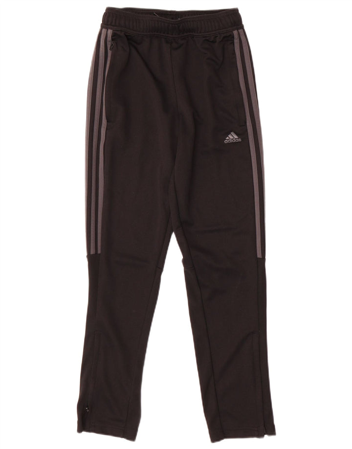 Adidas Boys Aeroready Tracksuit Trousers 11-12 Years Black Polyester