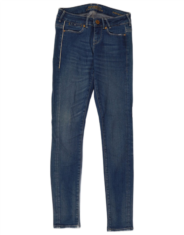 Guess Womens Jegging Skinny Jeans W25 L29 Blue Cotton