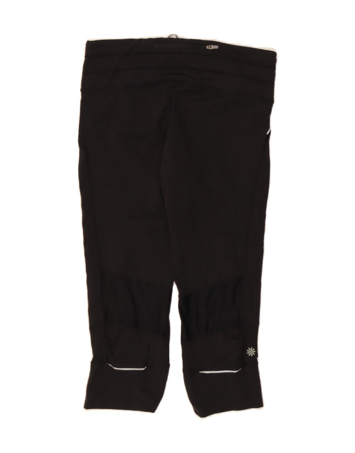 ATHLETA Womens Capri Leggings UK 14 Medium  Black Nylon Vintage Athleta and Second-Hand Athleta from Messina Hembry 