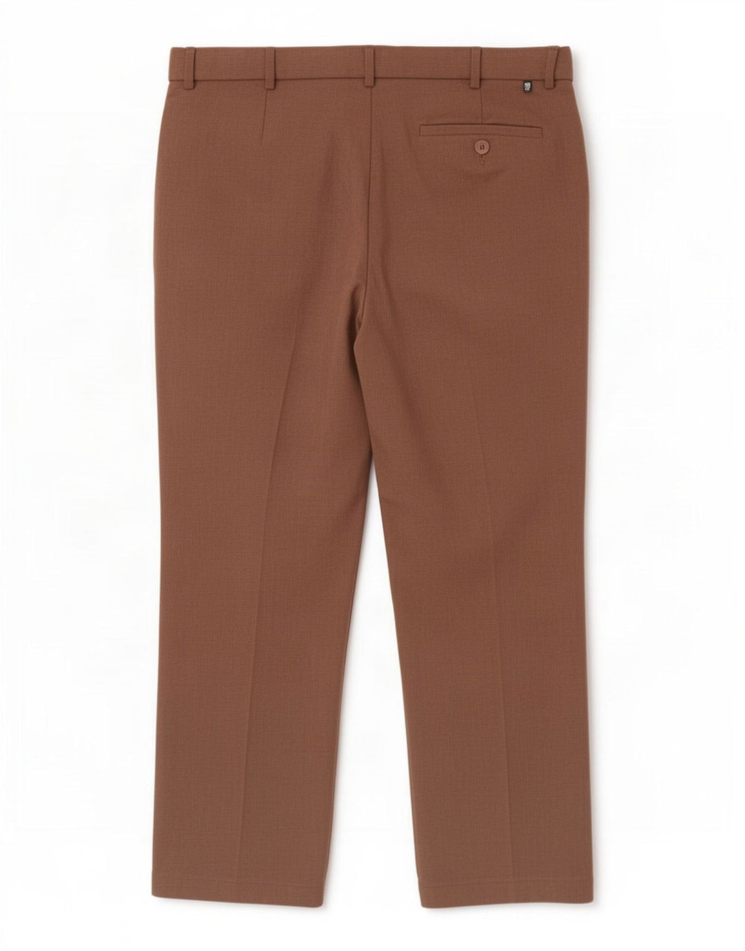 Farah Mens Straight Chino Trousers W38 L29 Brown Polyester