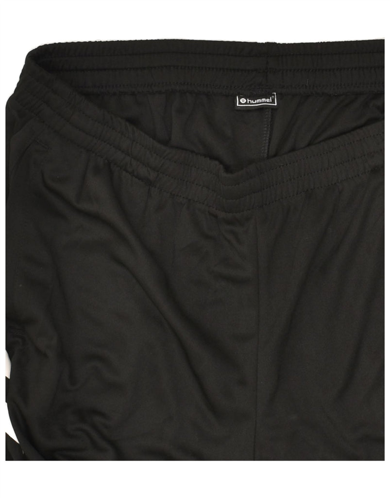 HUMMEL Mens Tracksuit Trousers XL Black Polyester | Vintage Hummel | Thrift | Second-Hand Hummel | Used Clothing | Messina Hembry 