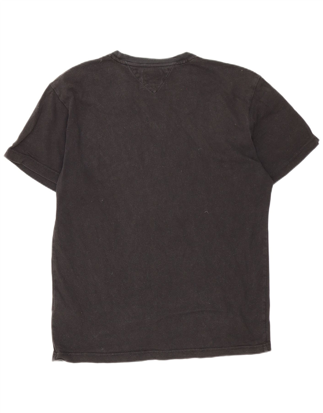 Tommy Hilfiger Mens T-Shirt Top Large Black Cotton