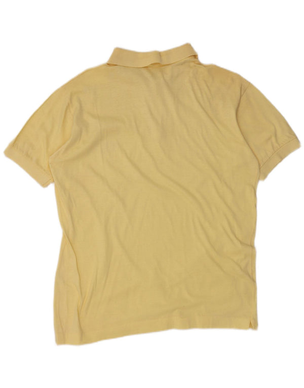 Vintage Boys Polo Shirt 15-16 Years Yellow
