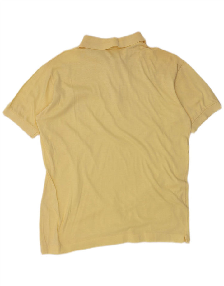 Vintage Boys Polo Shirt 15-16 Years Yellow