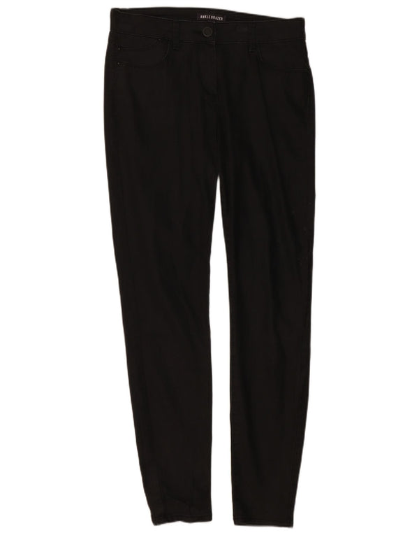 Marks & Spencer Womens Skinny Jeans UK 12 Medium W30 L29 Black Cotton