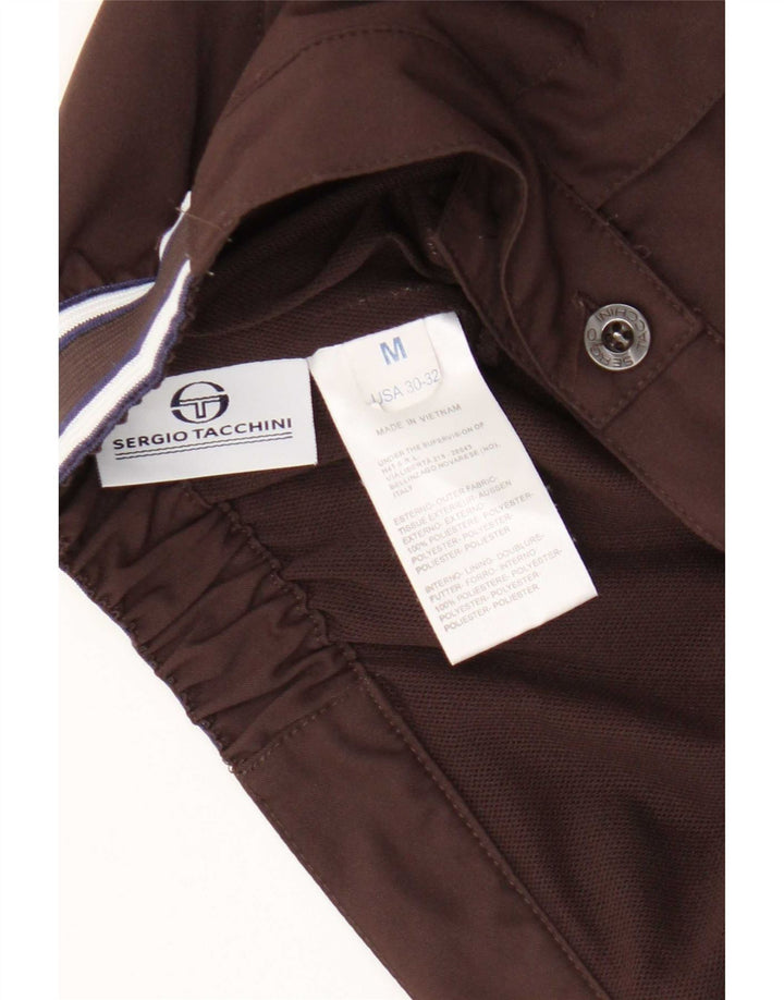 Sergio Tacchini Mens Casual Shorts Medium W32  Brown Polyester