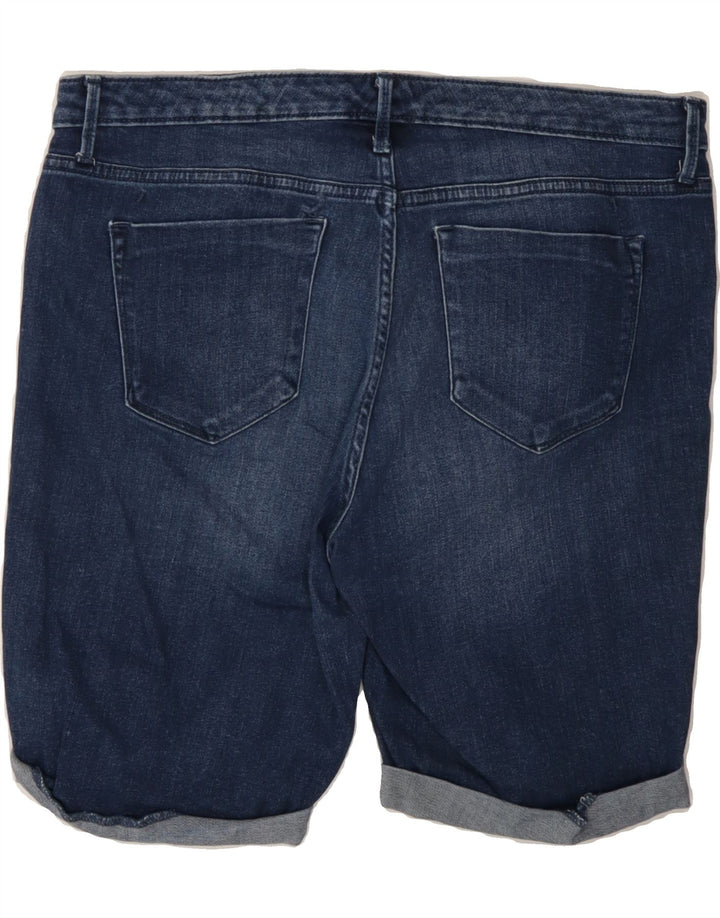 MOSSIMO Womens Mid Rise Denim Shorts US 14 XL W32  Blue Cotton Vintage Mossimo and Second-Hand Mossimo from Messina Hembry 