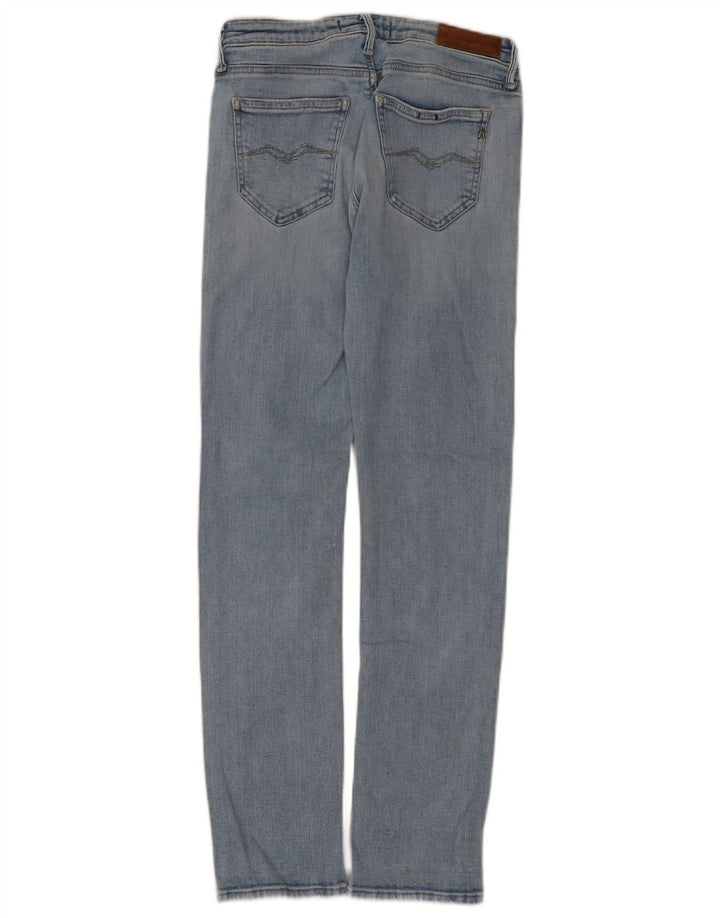 Replay Womens Slim Jeans W27 L30 Blue Cotton