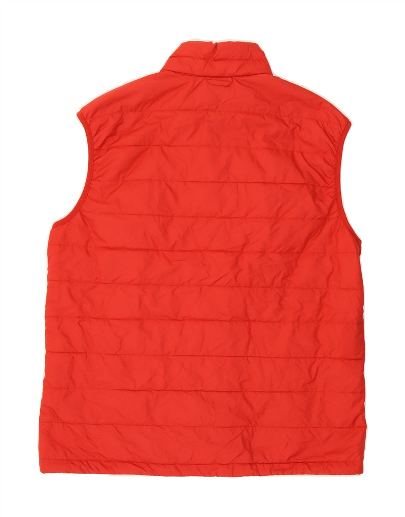 JACK WOLFSKIN Mens Gilet UK 40 Large Red Polyester Vintage Jack Wolfskin and Second-Hand Jack Wolfskin from Messina Hembry 