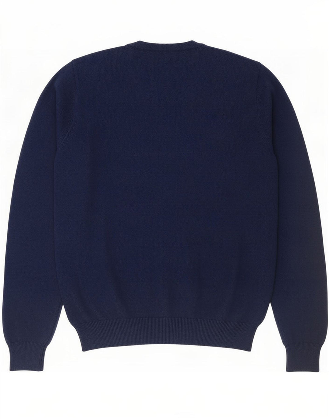 Marks & Spencer Mens Regular Fit V-Neck Jumper Sweater Medium Navy Blue