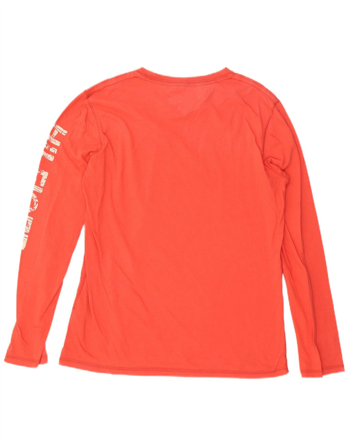 Tommy Hilfiger Mens Graphic Top Long Sleeve XL Red Cotton