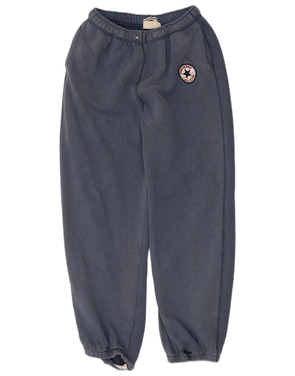 Converse Boys Tracksuit Trousers Joggers 14-15 Years XL Navy Blue Cotton