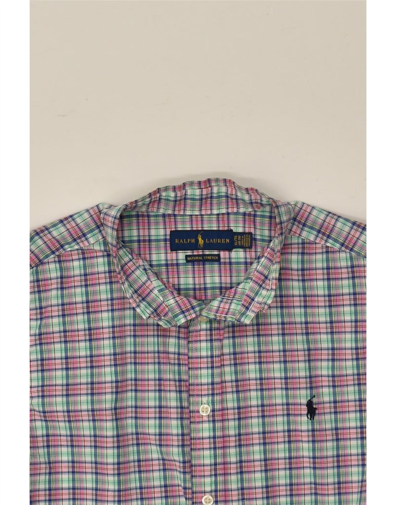 RALPH LAUREN Boys Shirt 15-16 Years XL Multicoloured Check Cotton | Vintage Ralph Lauren | Thrift | Second-Hand Ralph Lauren | Used Clothing | Messina Hembry 