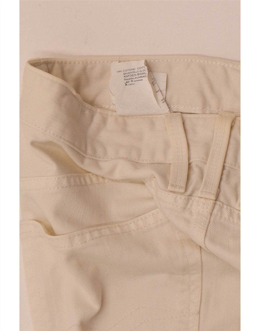 Replay Mens Jeto Straight Jeans W32 L31 White Cotton