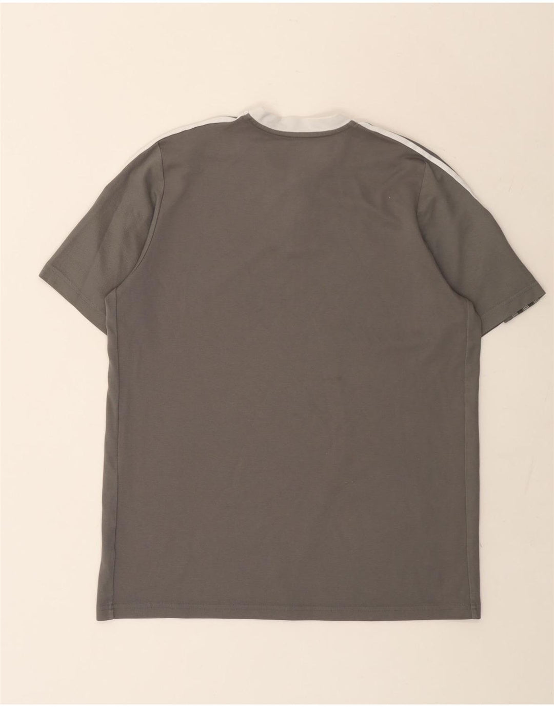 Adidas Mens Aeroready T-Shirt Top Large Grey Cotton
