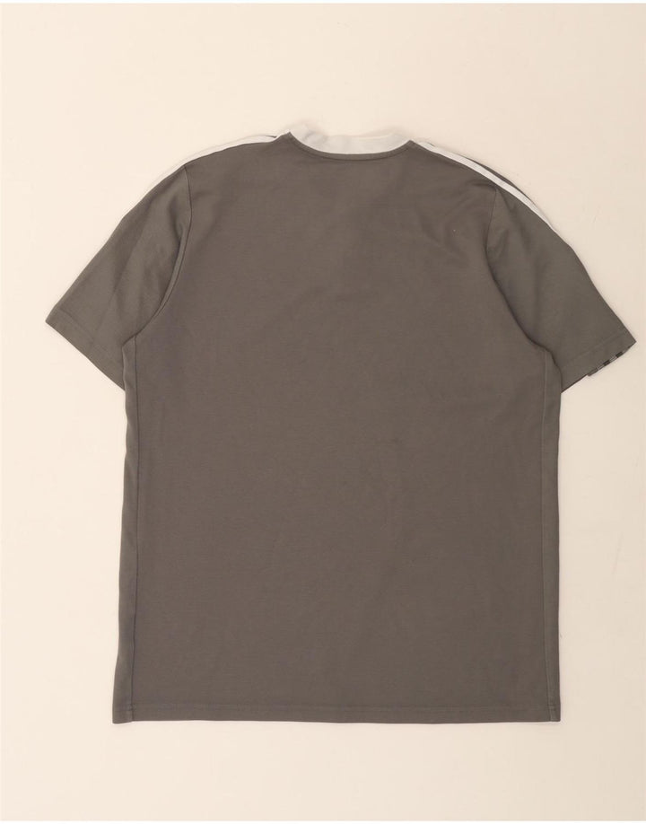Adidas Mens Aeroready T-Shirt Top Large Grey Cotton