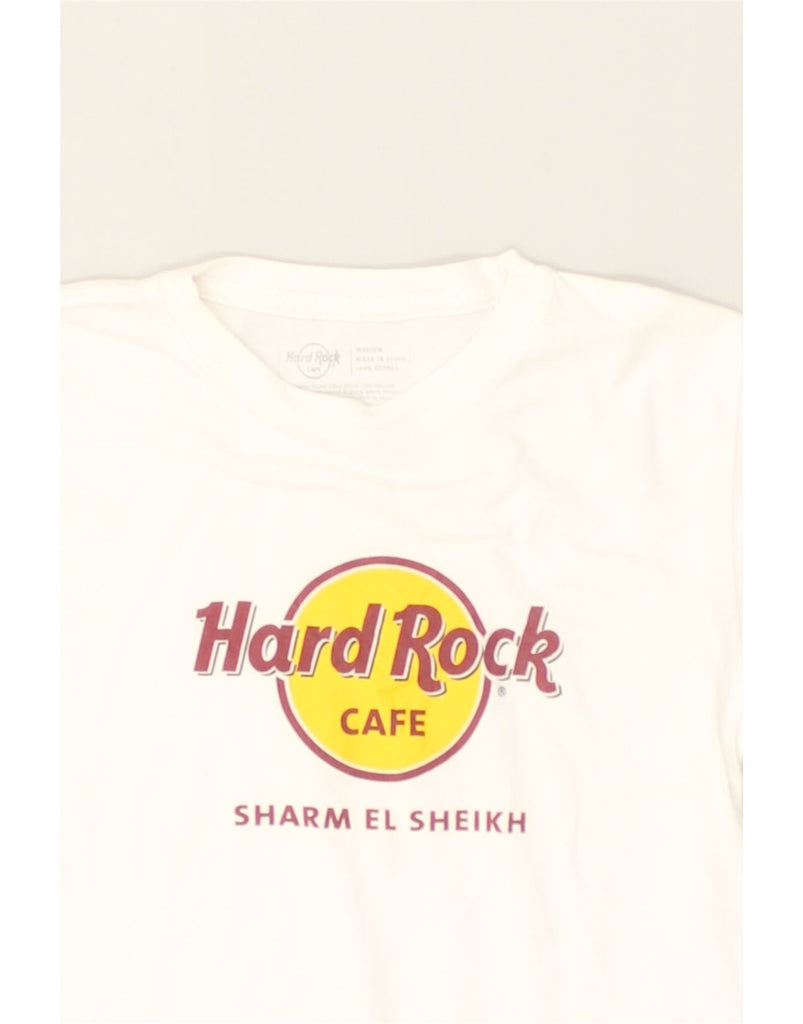 HARD ROCK CAFE Boys Sharm El-Sheikh Graphic T-Shirt Top 6-7 Years  White | Vintage Hard Rock Cafe | Thrift | Second-Hand Hard Rock Cafe | Used Clothing | Messina Hembry 