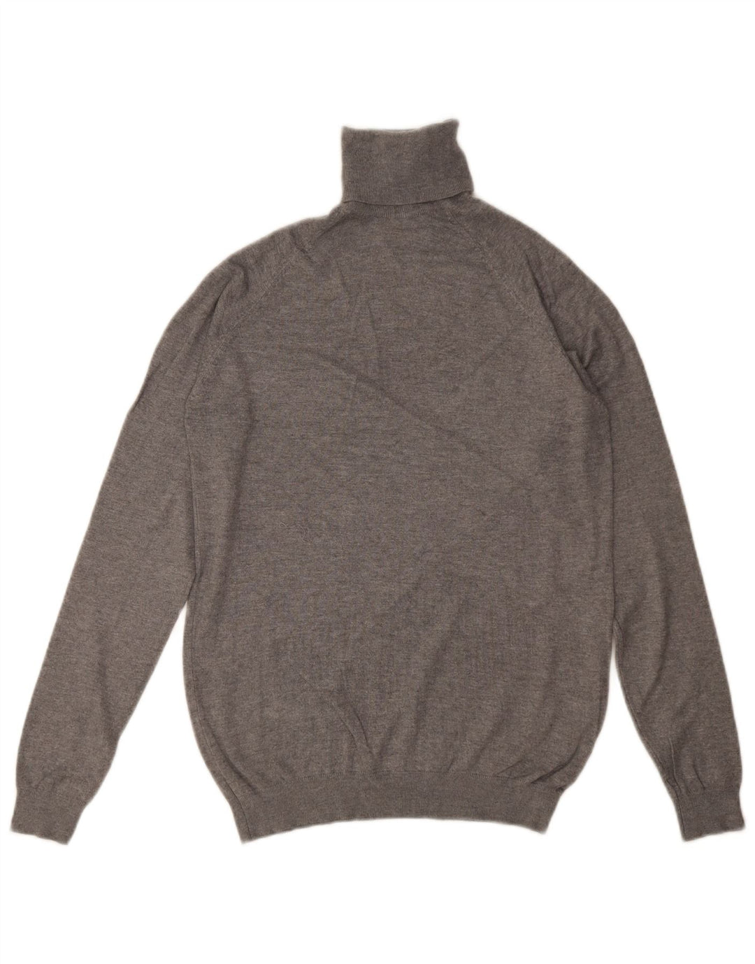 Zara Womens Roll Neck Jumper Sweater UK 10 Small Grey Viscose