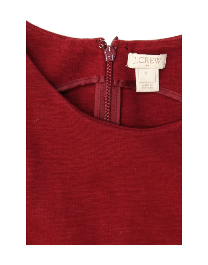 J. CREW Womens Sleeveless A-Line Dress UK 10 Small Red Vintage J. Crew and Second-Hand J. Crew from Messina Hembry 