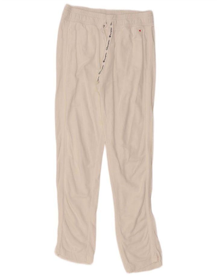 Champion Womens Tracksuit Trousers UK 14 Large  White