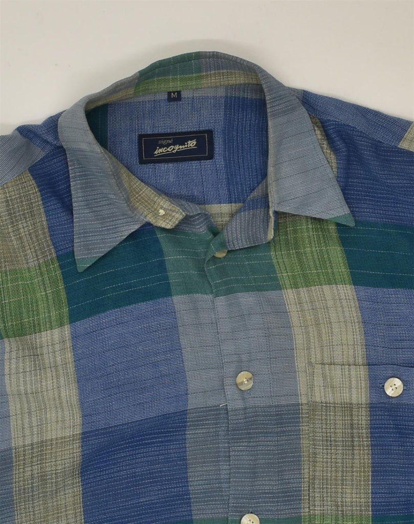 INCOGNITO Mens Shirt Medium Multicoloured Check Cotton | Vintage Incognito | Thrift | Second-Hand Incognito | Used Clothing | Messina Hembry 