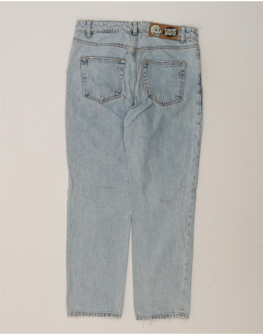 Cheap Monday Womens Tapered Jeans W29 L27 Blue Cotton