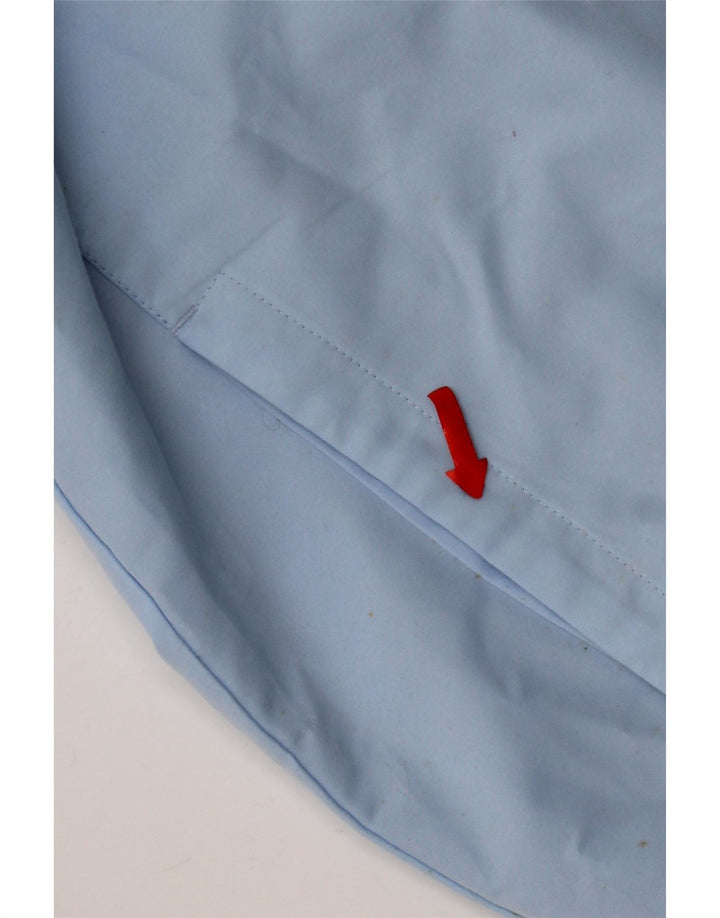 Adidas Boys Tracksuit Top Jacket 13-14 Years Blue Polyester