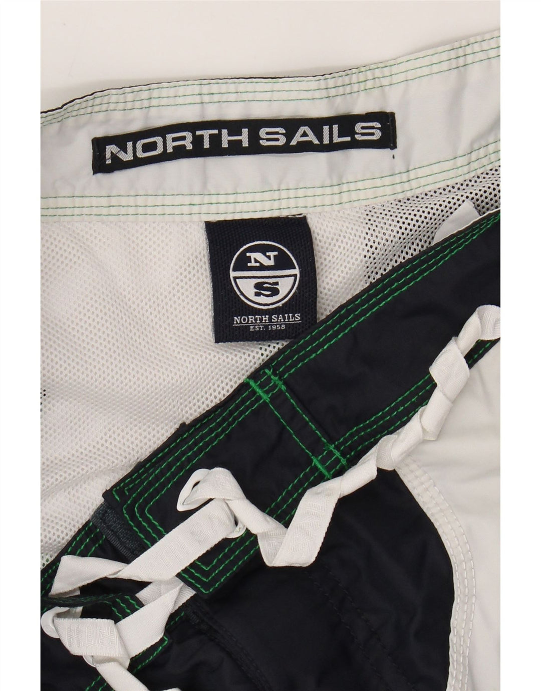 NORTH SAILS Mens Swimming Shorts Medium  Green Colourblock
