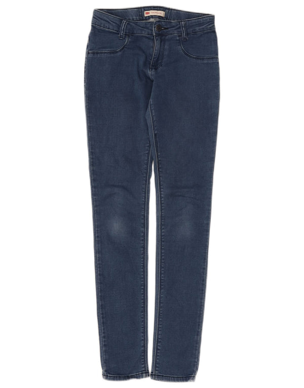 Levi's Girls 710 Super Skinny Jeans 13-14 Years W26 L30 Blue Cotton