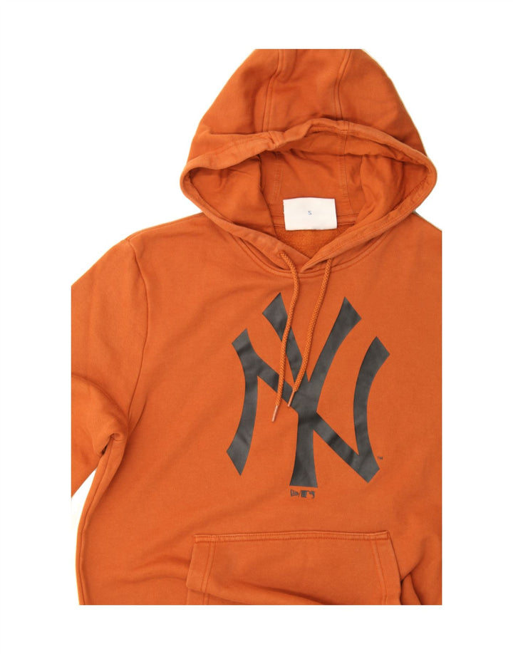 NBA Mens Graphic Hoodie Jumper Small Orange Cotton Vintage NBA and Second-Hand NBA from Messina Hembry 